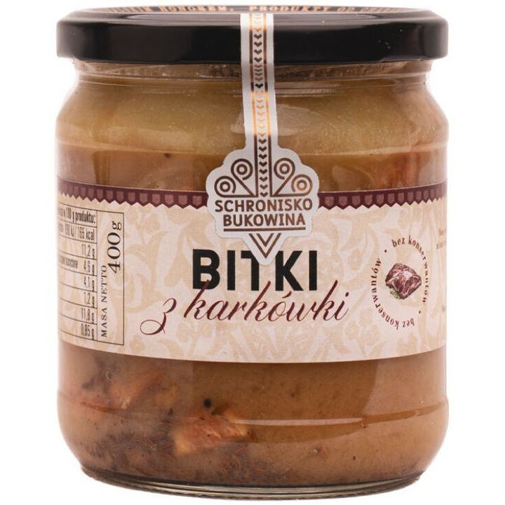 Friptura de cotlet de porc in sos propriu 400 g - Schronisko Bukowina