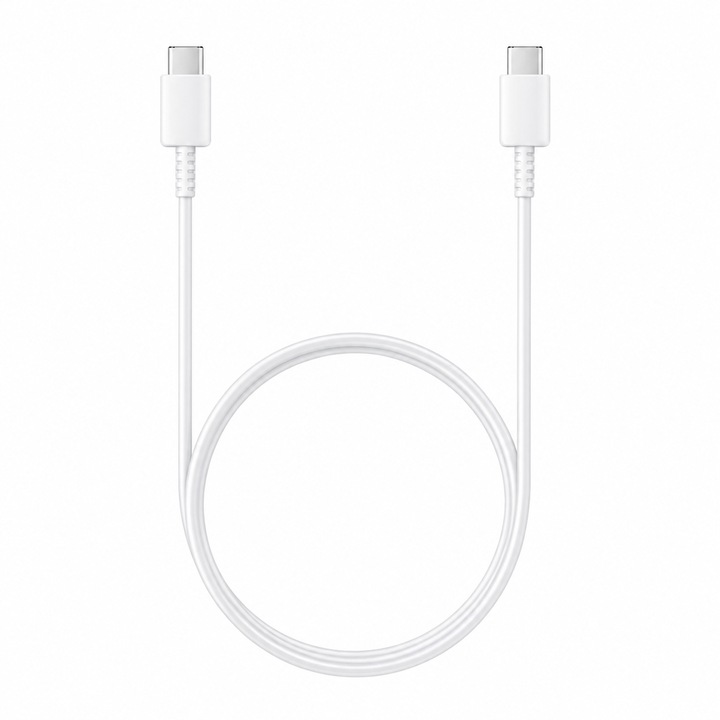 Adat- és töltőkábel telefonhoz, USB-C, Evolium, 1 M, Fehér