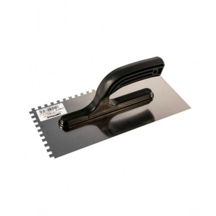Gletiera crestata pentru gresie si faianta, adezivi, inox, 270 x 130 mm