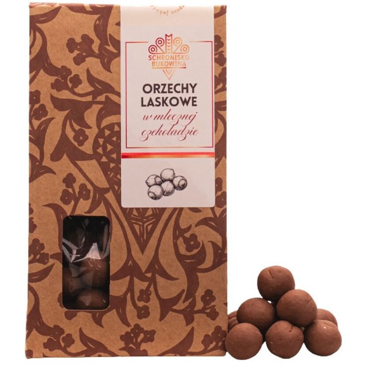 Alune in ciocolata cu lapte 100 g - Schronisko Bukowina