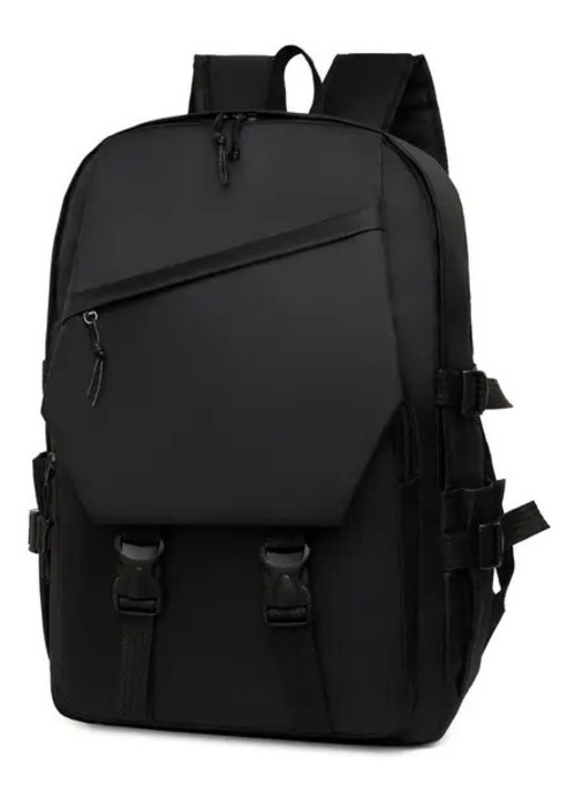 Черен раница 44x28x12.5cm голям капацитет водоустойчив