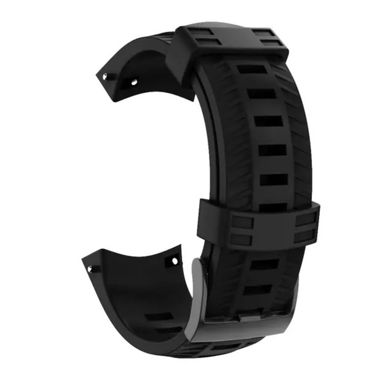 Curea ceas sport silicon negru 24mm ajustabil