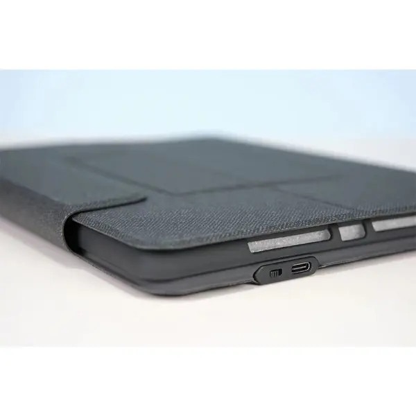 Husa tastatura Bluetooth pentru Samsung Galaxy Tab A8 10.5 (X200/X205) CN-k0504-260821-760, cu mouse si suport pentru stylus, protectie TPU, negru, 29.3 x 21.5 x 2.5 cm