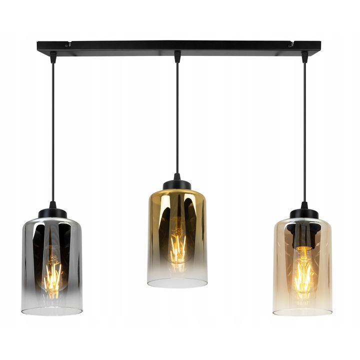 Lampa Suspendata Tripla E27 - Design Modern pentru Bucatarie, Sufragerie