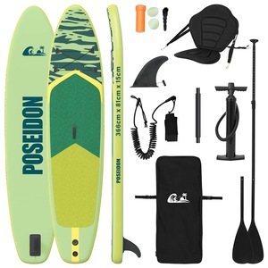 Planche SUP Gonflable VidaXL 320x76x15 Cm – Increvable, Anti-UV, Bleu, Avec Pagaie Et Pompe