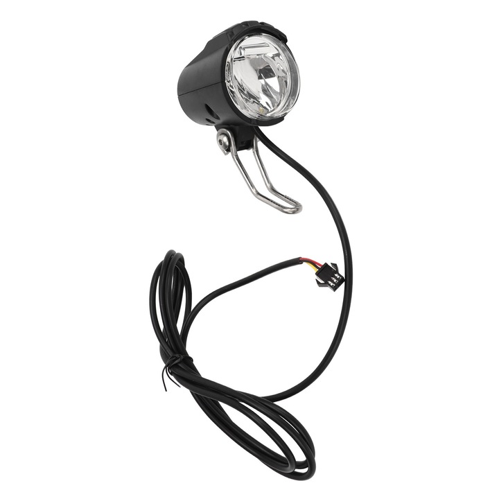 LED kerékpár lámpa 12-60V, vízálló, fehér, 2.4W
