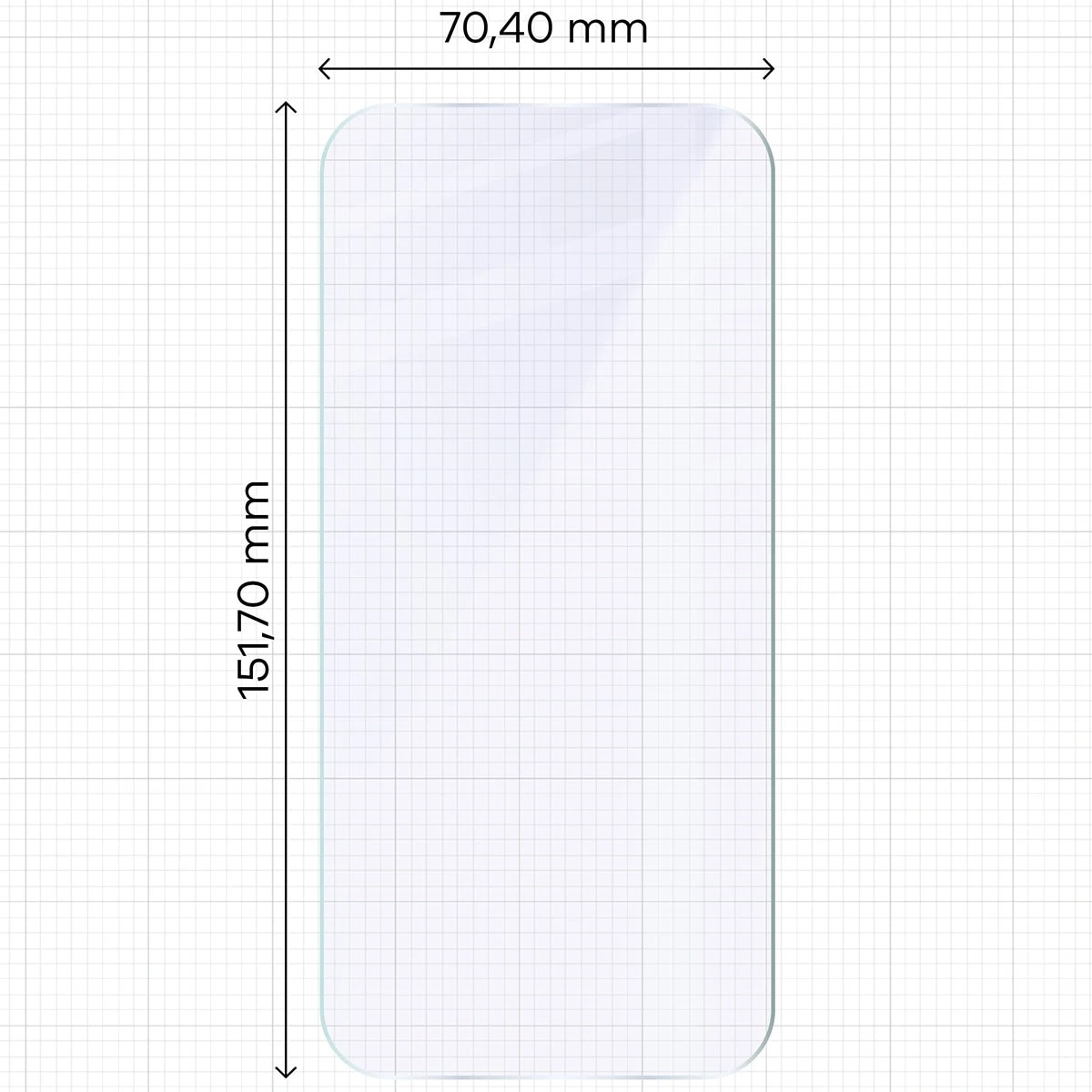 Folie sticla hibrid Bizon Hybrid Mule compatibila cu Honor 600 Pro 5G, Transparent