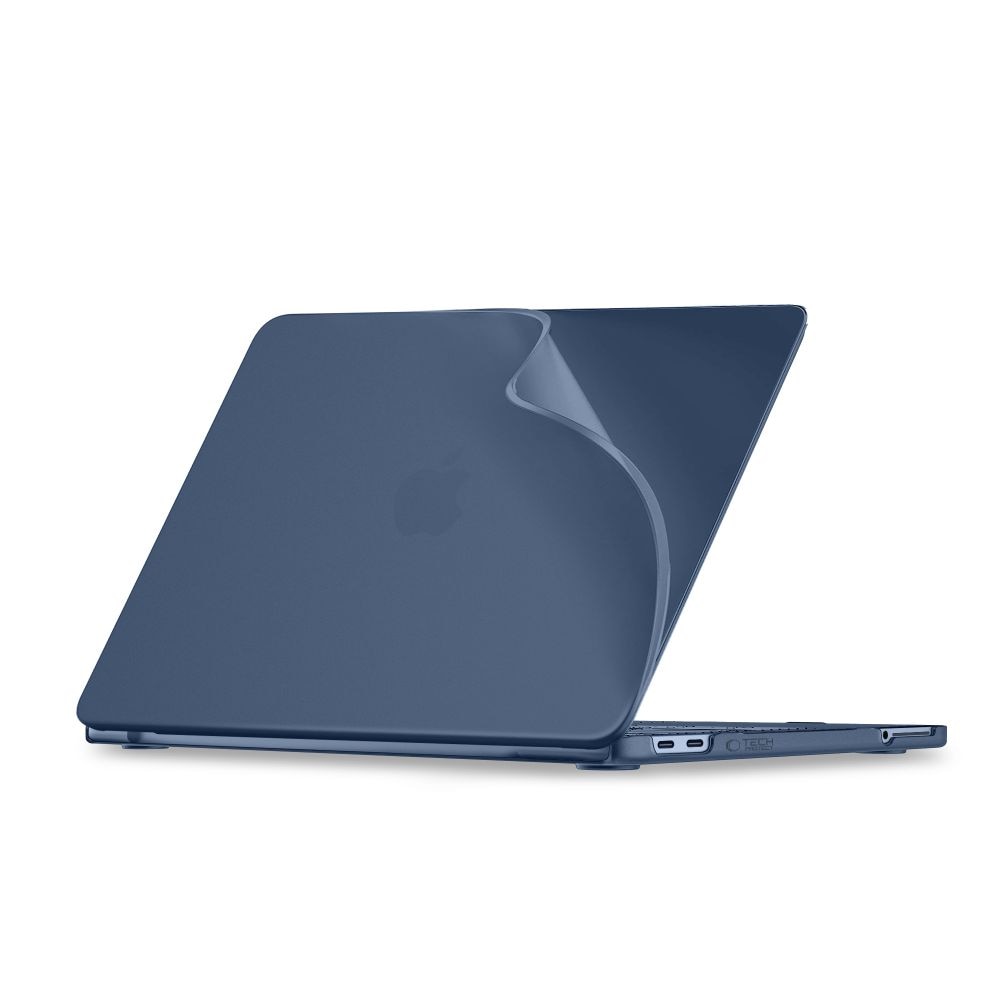 Carcasa laptop Tech-Protect SoftShell compatibila cu MacBook Neo 13 inch, Matte Indigo