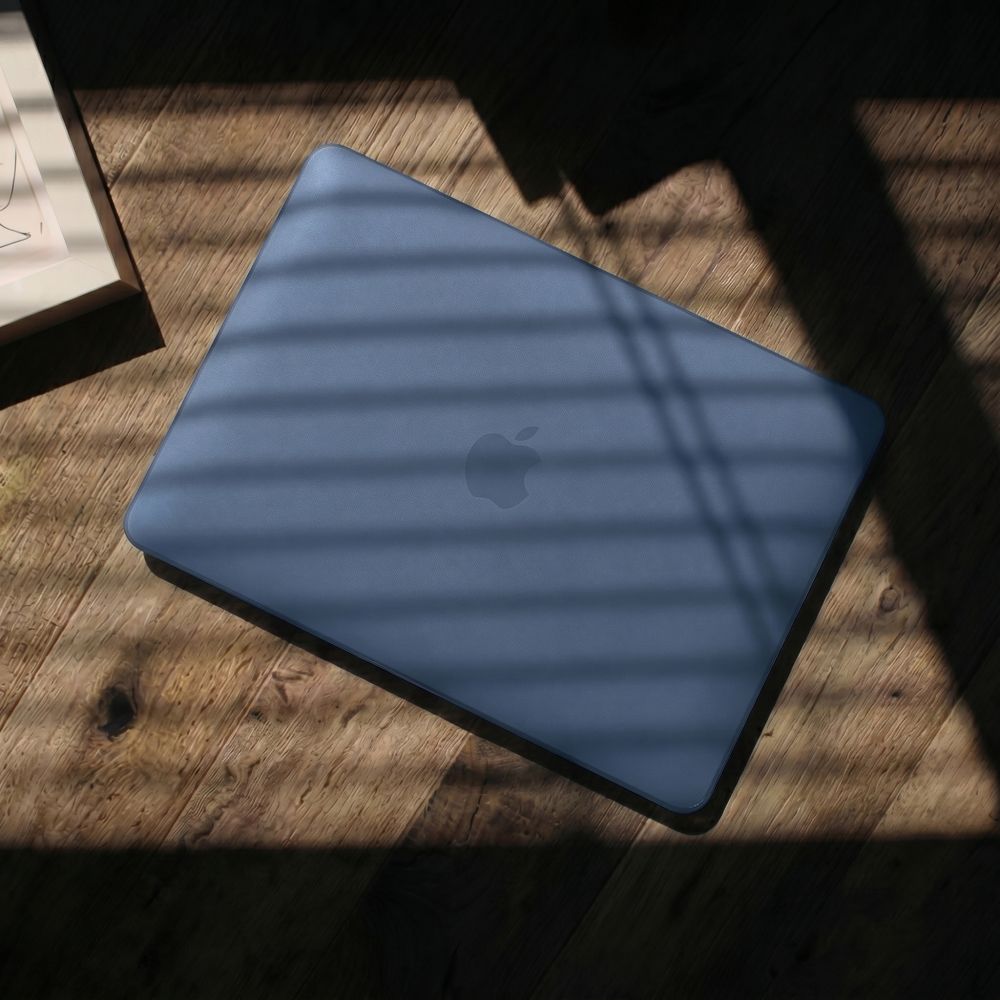 Carcasa laptop Tech-Protect SoftShell compatibila cu MacBook Neo 13 inch, Matte Indigo