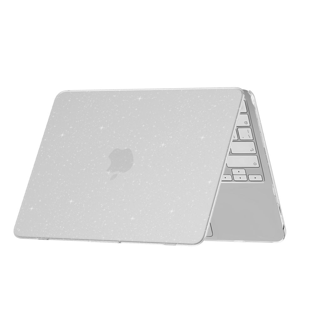 Carcasa laptop Tech-Protect SmartShell compatibila cu MacBook Neo 13 inch, Glitter Clear
