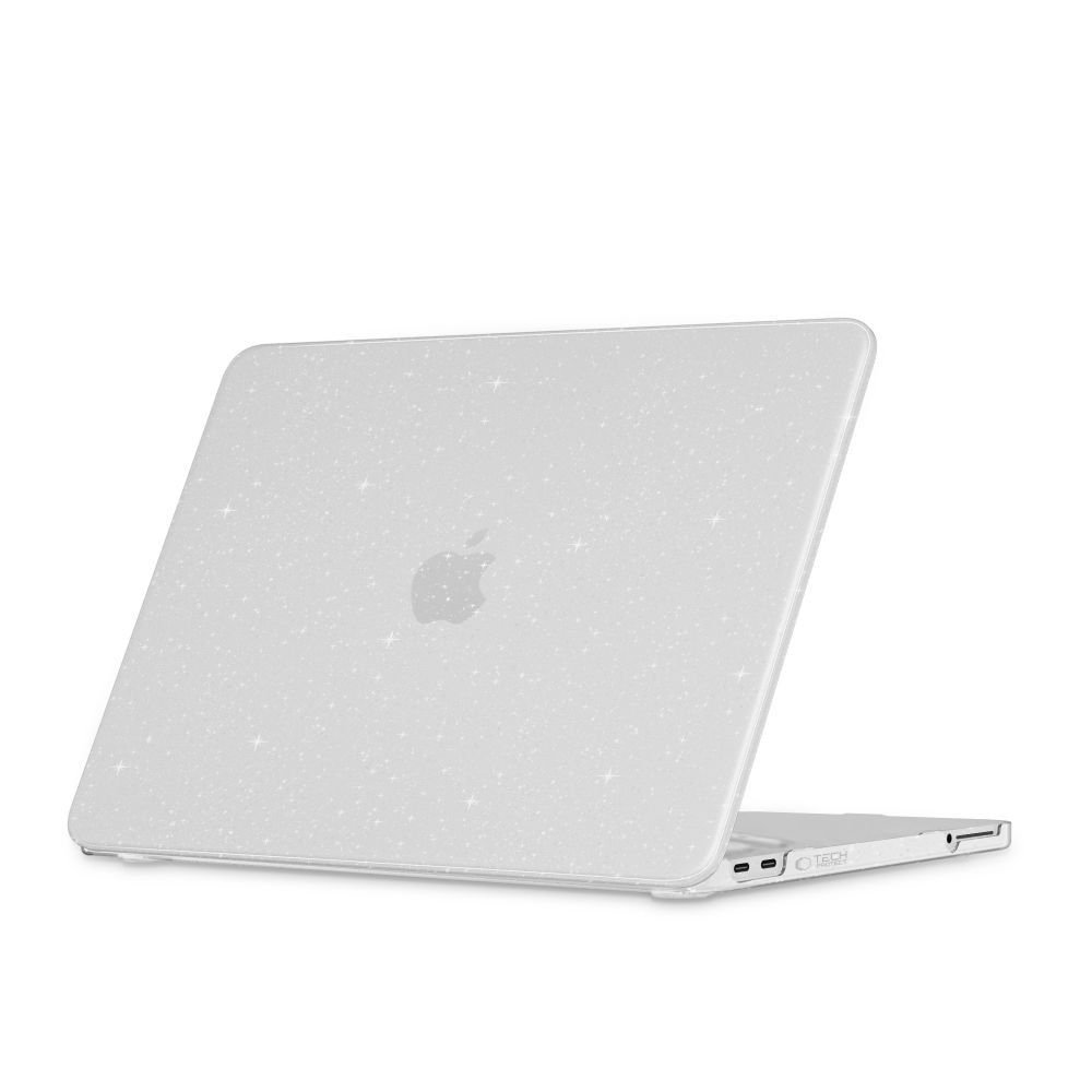 Carcasa laptop Tech-Protect SmartShell compatibila cu MacBook Neo 13 inch, Glitter Clear