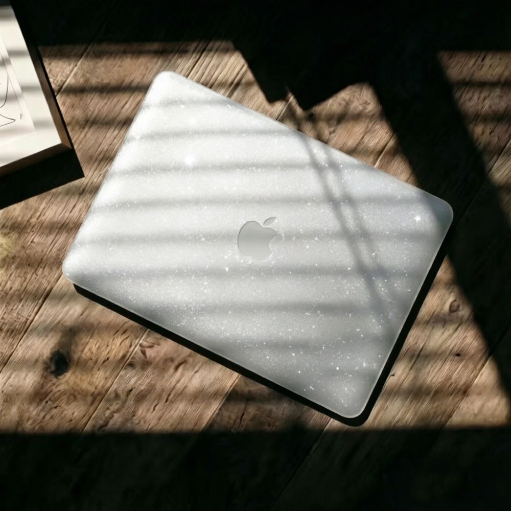 Carcasa laptop Tech-Protect SmartShell compatibila cu MacBook Neo 13 inch, Glitter Clear