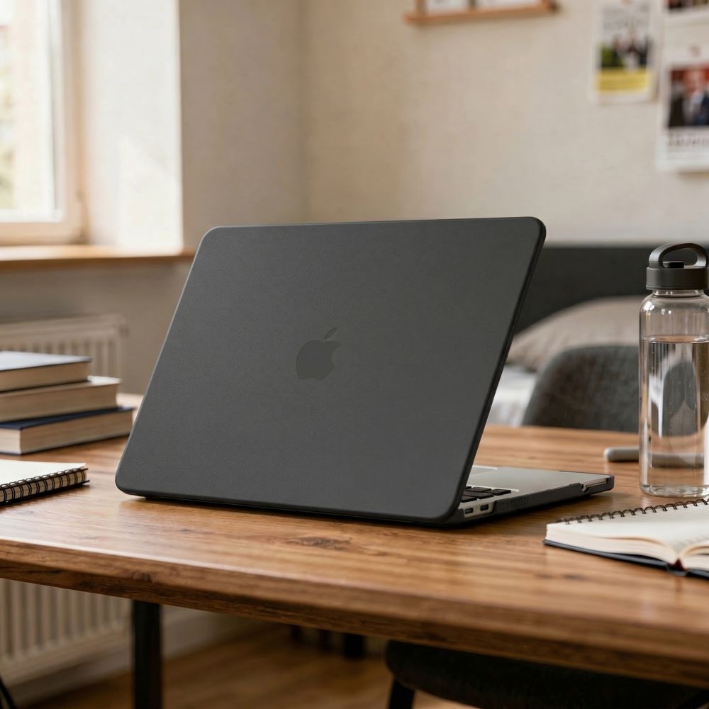 Carcasa laptop Tech-Protect SmartShell compatibila cu MacBook Neo 13 inch, Matte Black