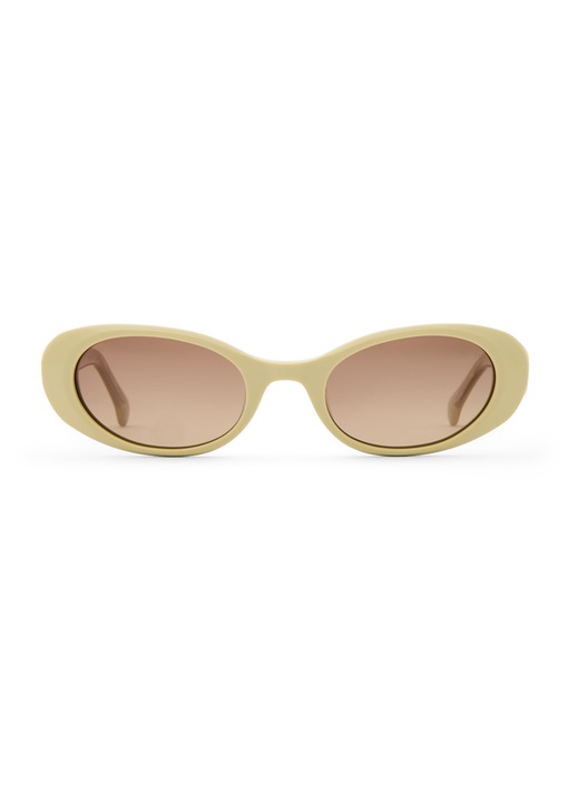 Ochelari de soare dama, Mango, lentile polarizate, verde mousse, 53x22x140mm