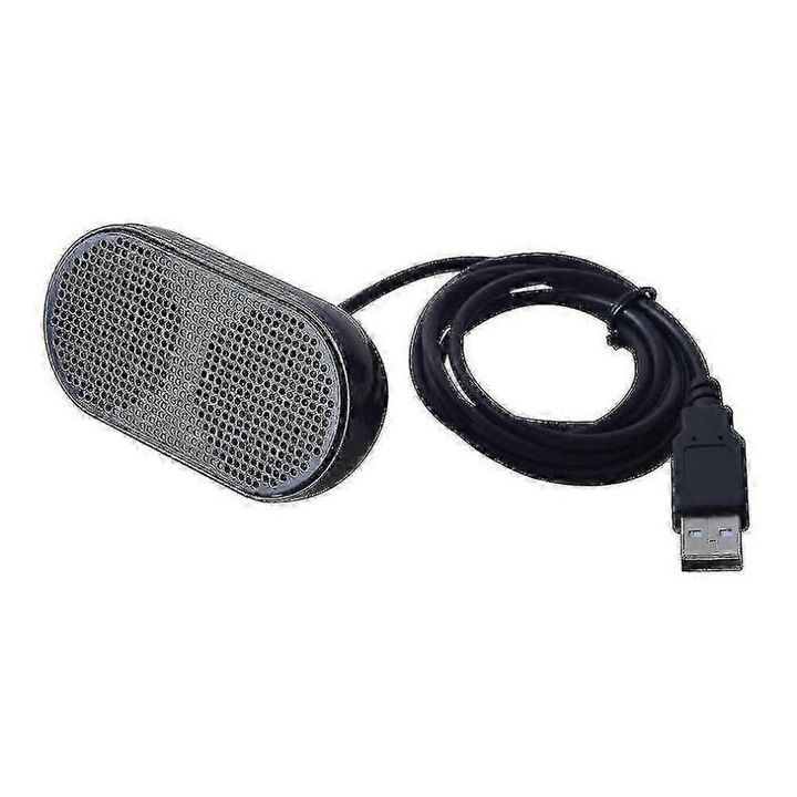 PC mini USB sztereó hangszórók, fekete