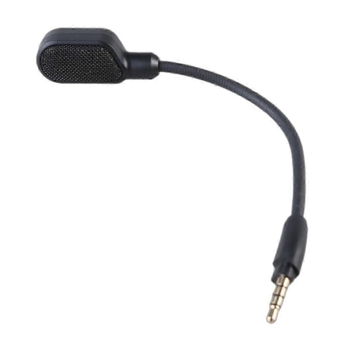 Microfon de inlocuire pentru casti gaming, negru, 18cm