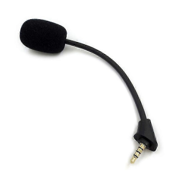 Microfon de joc detasabil 3.5mm negru 15cm set