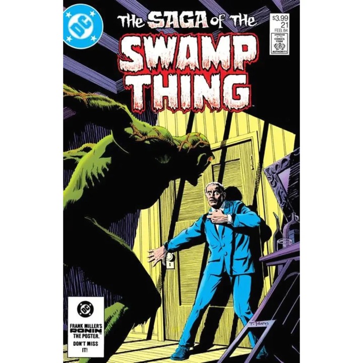 Képregény Saga of The Swamp Thing, 21, Facsimile, Cvr A Tom Yeates, Szerző Alan Moore