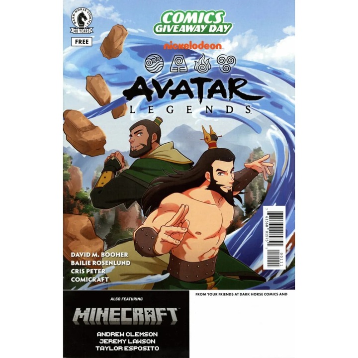 Képregény CGD 2026, Avatar Last Airbender, Minecraft, Szerző David M. Booher