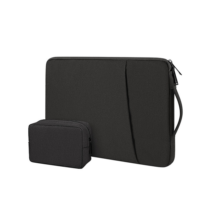 Laptop tok 14-15 hüvelykes, fekete, 38.5x27x3cm, vízálló, több rekeszes
