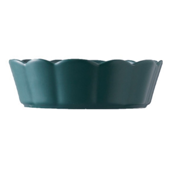 Kerámia tortaforma, francia design, hő- és karcálló, fehér, nagy