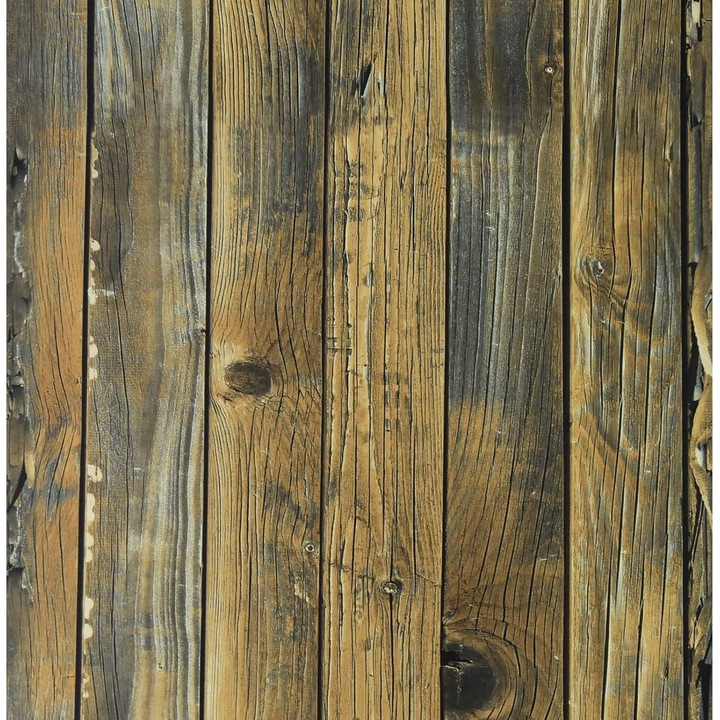 Öntapadós tapéta, fa mintás, többszínű, 44.5x1000cm, ellenálló PVC