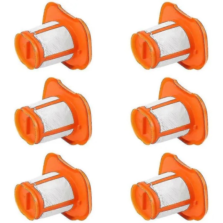 Set 6 filtre HEPA reutilizabile pentru aspirator HHVKF10, alb, 13.5x8.5x6.5cm