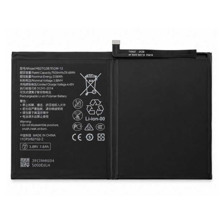 Huawei MatePad SE 11 / MatePad 11.5, 2026 Gigapack akkumulátor 7600mAh li-ion, hb27g3b1egw-12 kompatibilis, gigapack csomagolás