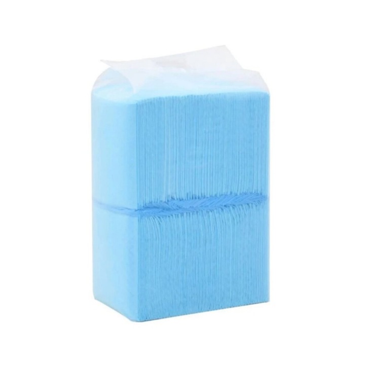 Saltea de schimb pentru masa de infasat, unica folosinta, absorbanta, protectie anti-scurgeri, alb, 60x45cm