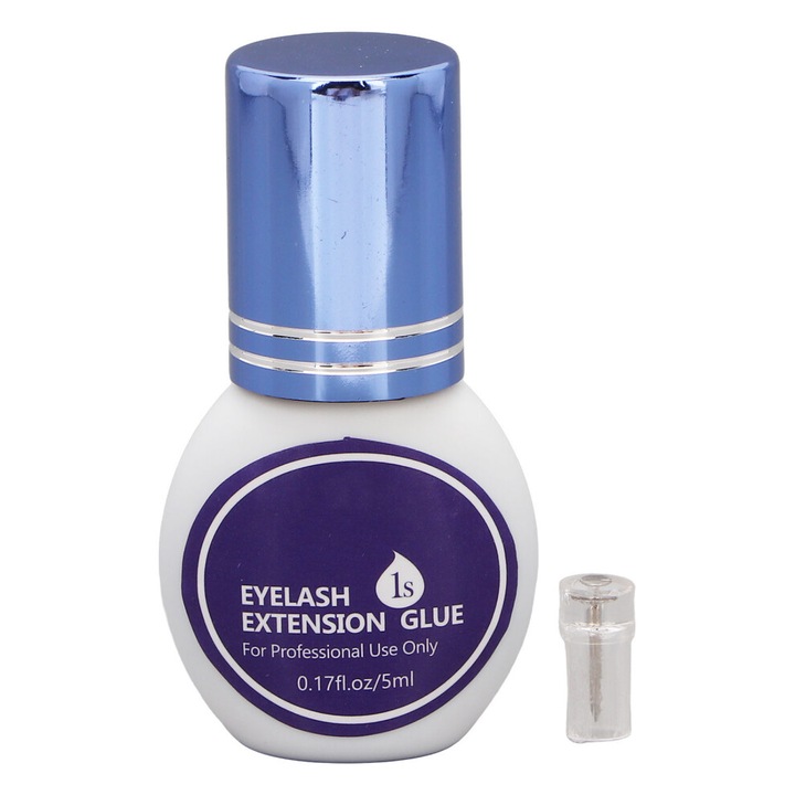 Adeziv profesional pentru extensii gene, uscare rapida, rezistenta indelungata, 5ml