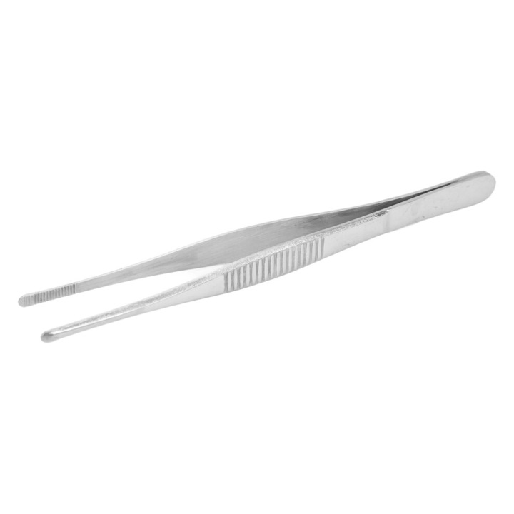 Rozsdamentes acél csipesz 14cm ergonomikus mosogatógépben mosható