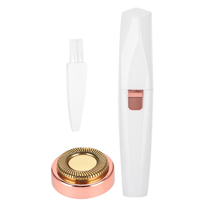 Kompakt arc epilátor LED-del, USB-vel, precíz, fehér