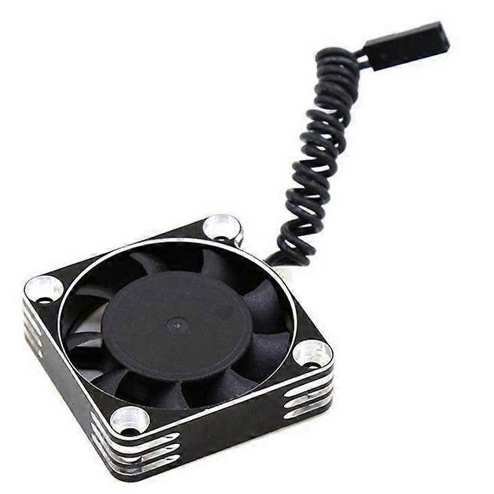 Fém hűtőventilátor 50x50x10mm ezüst RC autóhoz