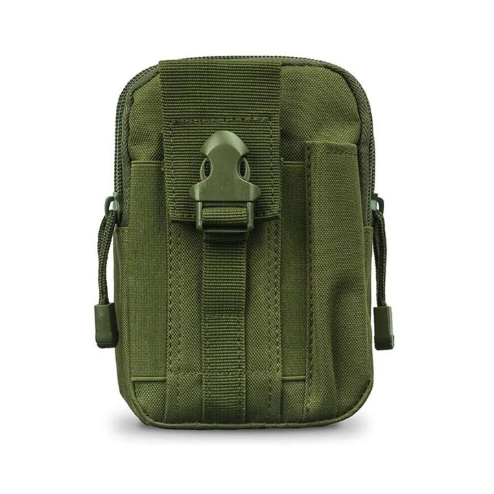 Molle multifunkcionális sporttáska, fekete, 20x15x5cm