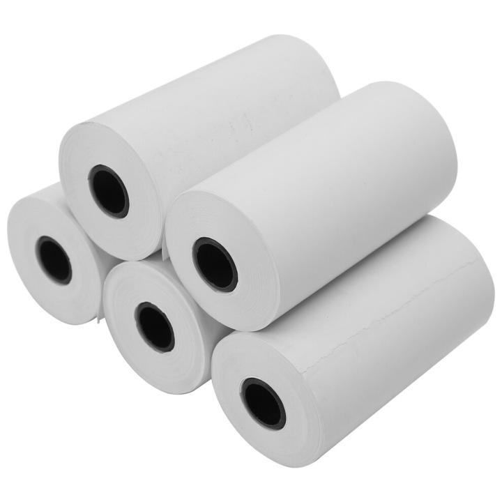Термохартиена ролка 2.25"x26м бяла, ясен печат, издръжливост