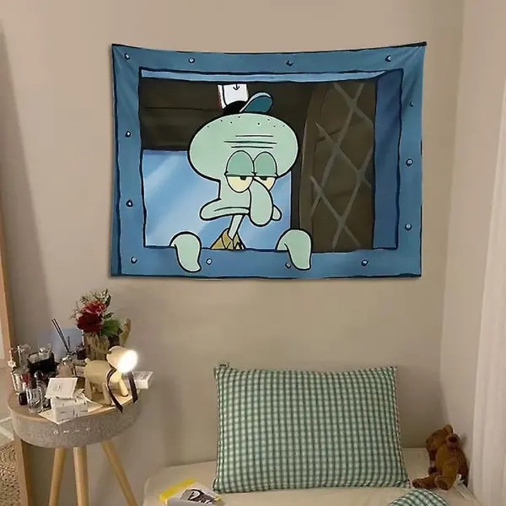 Tapiserie de perete, OEM, design fereastra, negru, 100x70cm