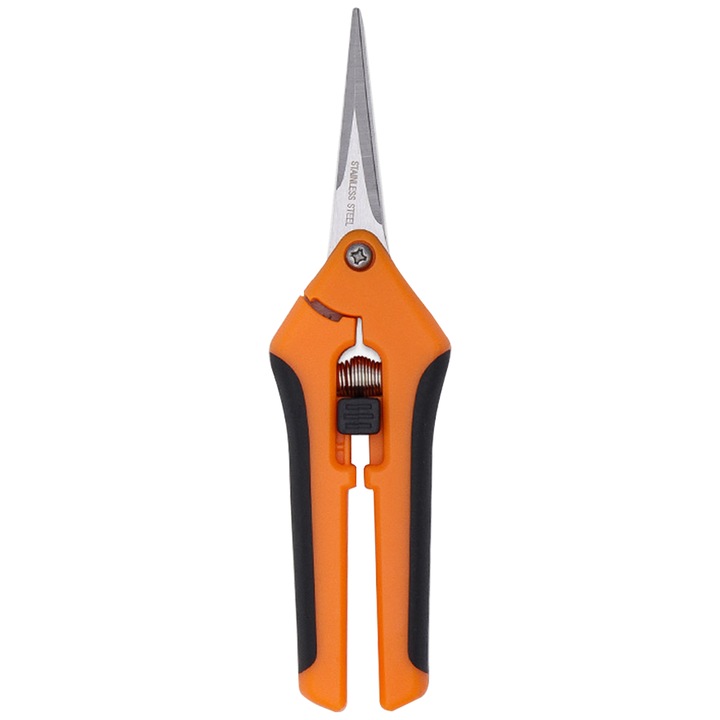 Kerti metszőolló integrált rugóval, ergonomikus, 20cm