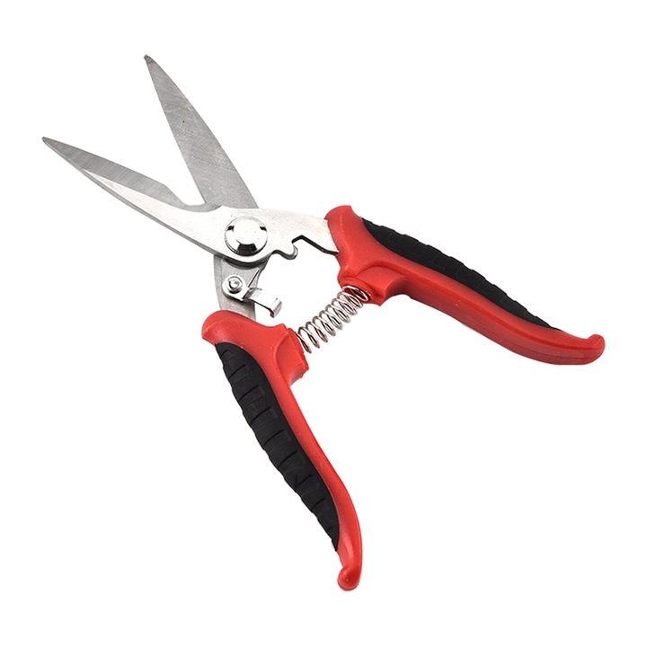Ergonomikus kerti metszőolló ágak vágásához, kényelmes fogás, 20cm