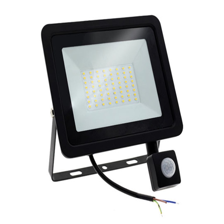 LED projektor 30W, érzékelővel, állítható, fehér, kültéri
