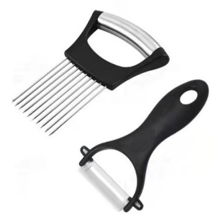 Feliator manual inox, prinderi rezistente, maner lat, 20x10cm