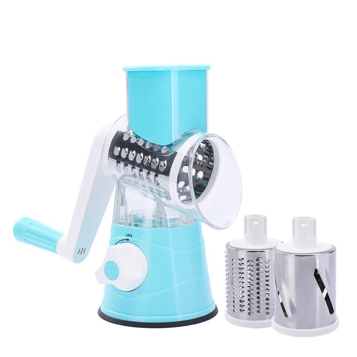 Feliator manual legume OEM, 3 lame inox, compact, alb