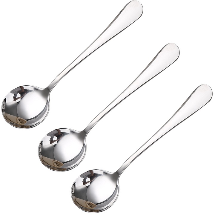 Lingura de masa din otel inoxidabil, rezistenta, 20cm