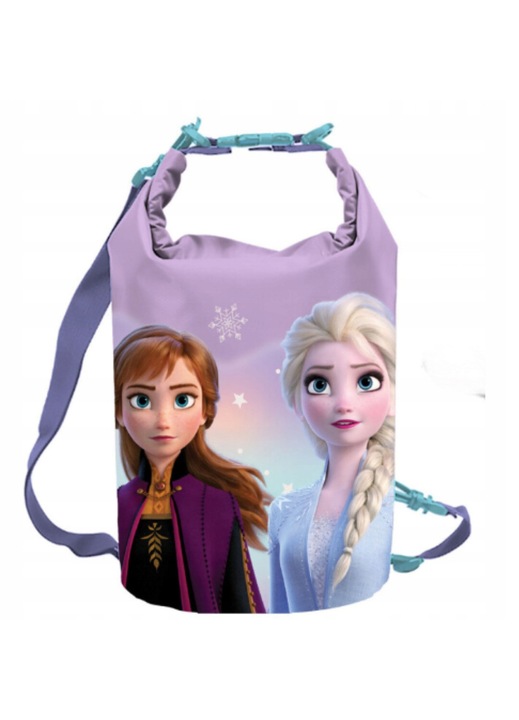 Geanta sac impermeabila Kids Euroswan Frozen 2 mov 18x35 cm