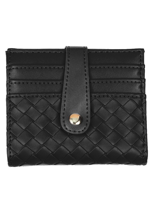 Portofel dama mic, piele, blocare RFID, 10.5x8.5x2 cm, multicolor