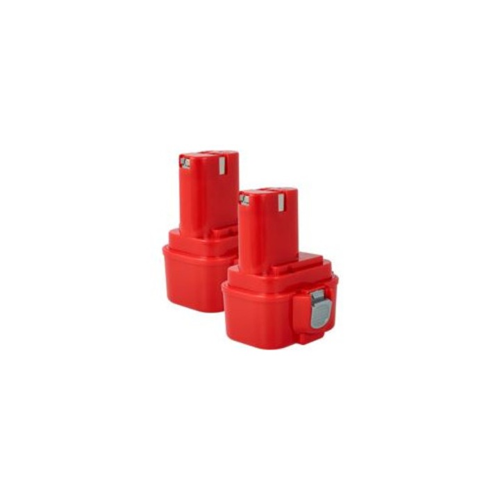 Set 2 acumulatori NiMH 9.6V 1500mAh, compatibil scule electrice, OEM