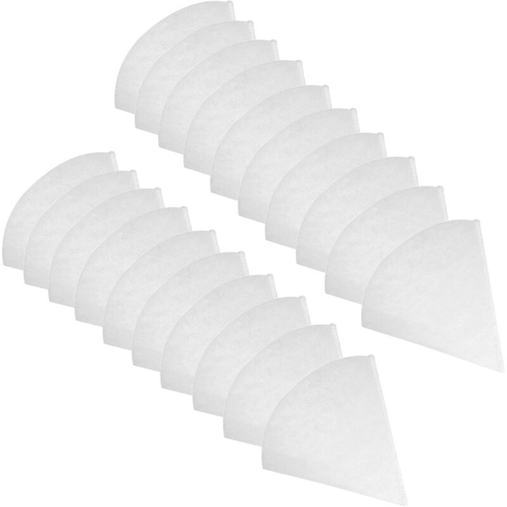 Set 20 filtre conice ventilatie G4 125x180x8mm alb