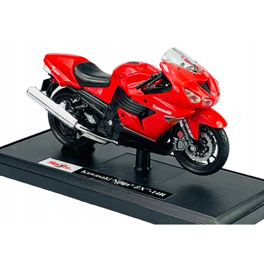 Motocicleta de jucarie, Maisto, Kawasaki Ninja ZX-14R 1:18, rosie