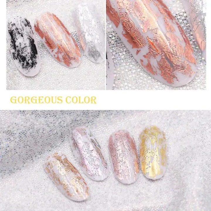 30 tekercses holografikus, többszínű körömtranszfer fólia készlet 12x10x3cm