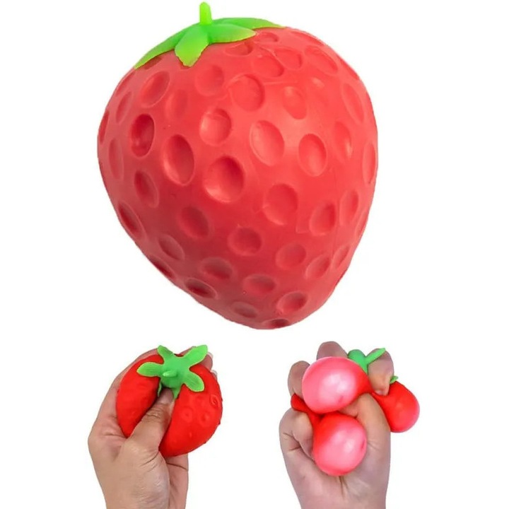 Играчка антистрес ягода squishy 9x5.5x5.5cm мека за деца и възрастни
