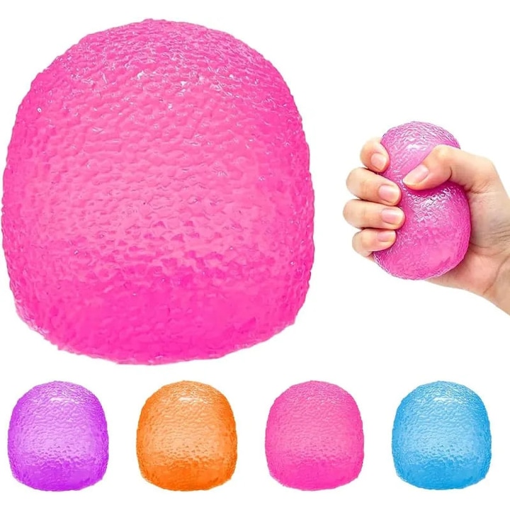 Antistressz Gumdrop játék, puha, sokszínű, kompakt
